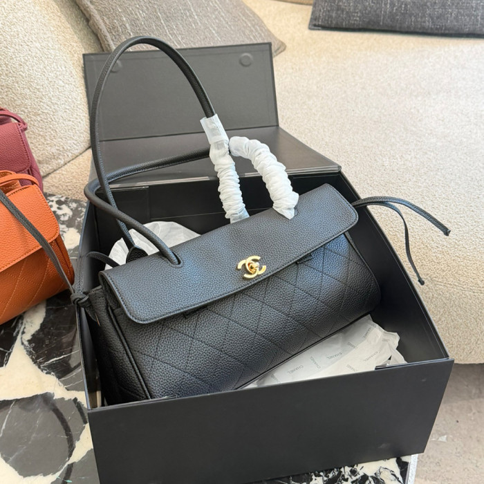 Women Quilted Leather Long Flap Shoulder Bag Baguette Underarm Bag Hobo Shopping Bag Handbags