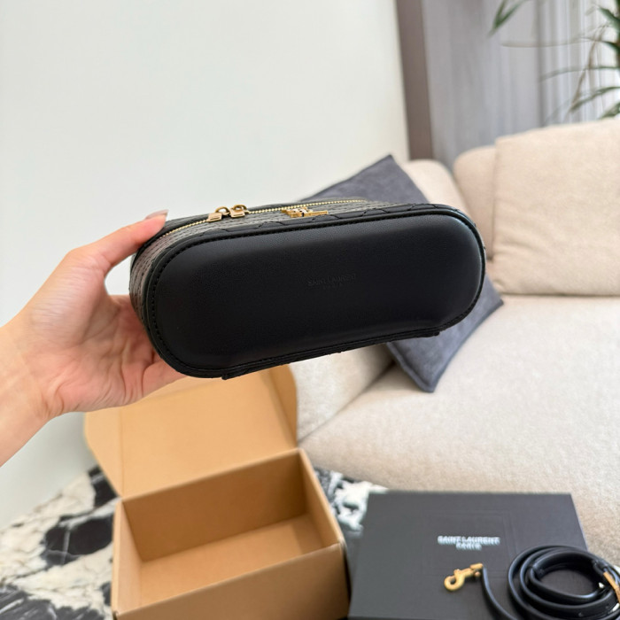 Women Classic Quilted Vanity Bag Shoulder Bag Hobo Handbags Top Handle Crossbody Bag For Daily Wear