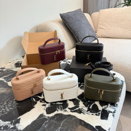 Women Classic Quilted Vanity Bag Shoulder Bag Hobo Handbags Top Handle Crossbody Bag For Daily Wear