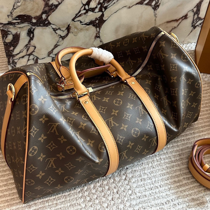 Men Women Large Capacity Travel Duffel Bag Carry-on Luggage Tote Shoulder Bag Unisex 50cm
