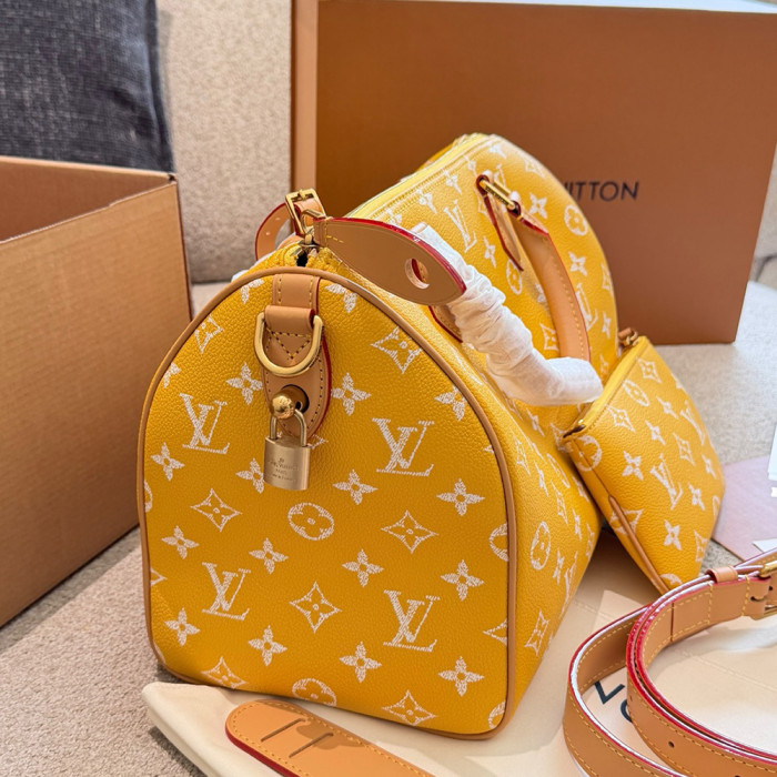 Men Women Large Boston Crossbody Bag Tote Shoulder Bag Shopping Bag Handbags 30 CM