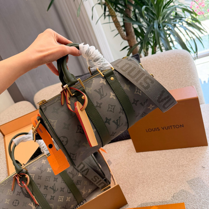 Men Women Large Boston Crossbody Bag Tote Shoulder Bag Shopping Bag Handbags 25CM 35CM
