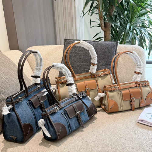 Women's Vintage Rectangular Shoulder Bag Top Handle Satchel Bag Crossbody Bag Handbag for Daily Commuting