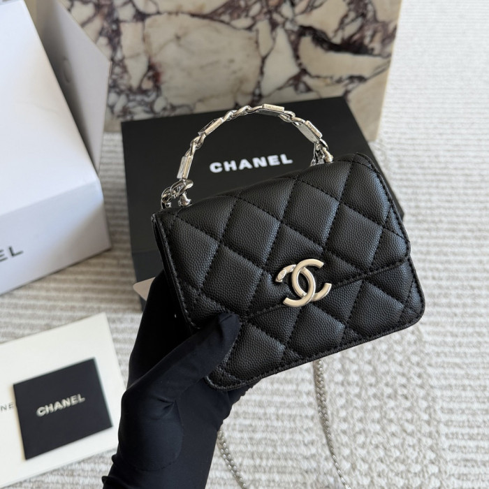 Women's Mini Top Handle Flap Bag Clutch Shoulder Handbags Crossbody Purse Shopper Tote Bag