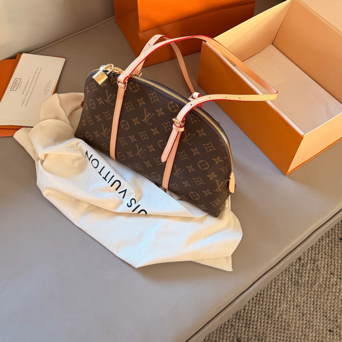 Women's Dome Top Handle Bag Shell Shoulder Bag Tote Handles Bag Handbags 33CM