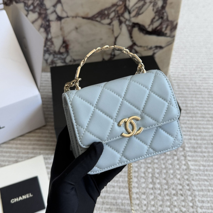 Women's Mini Top Handle Flap Bag Clutch Shoulder Handbags Crossbody Purse Shopper Tote Bag