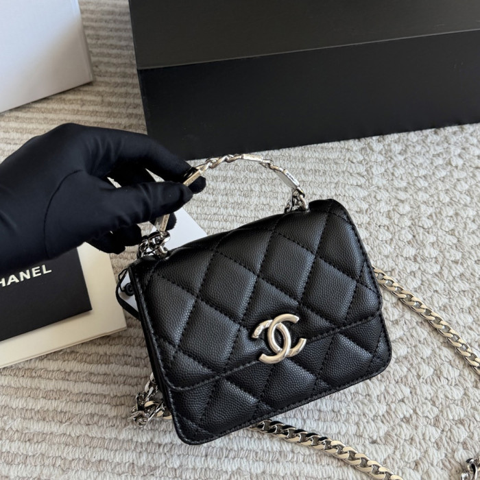 Women's Mini Top Handle Flap Bag Clutch Shoulder Handbags Crossbody Purse Shopper Tote Bag