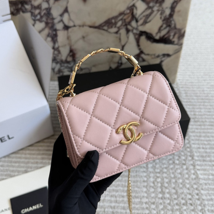 Women's Mini Top Handle Flap Bag Clutch Shoulder Handbags Crossbody Purse Shopper Tote Bag