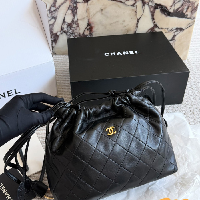 Women's Drawstring Bucket Bag Clutch Shoulder Handbags Crossbody Tote Bag Shopper Bag