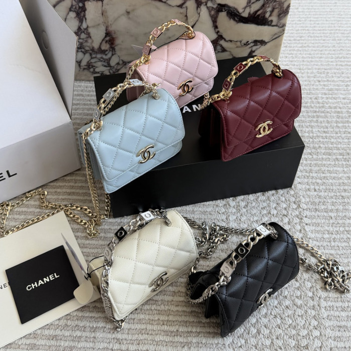 Women's Mini Top Handle Flap Bag Clutch Shoulder Handbags Crossbody Purse Shopper Tote Bag