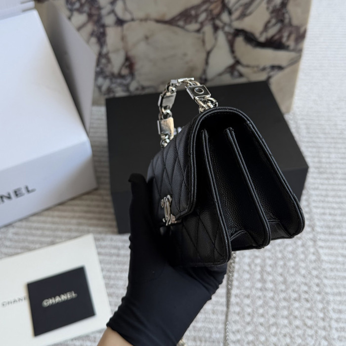 Women's Mini Top Handle Flap Bag Clutch Shoulder Handbags Crossbody Purse Shopper Tote Bag