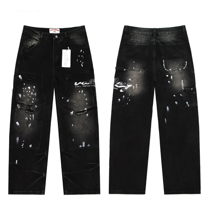 Men Women's Classic Jeans Trousers Suit Pant Bottoms Joggers Clothes Women Denim Stretch Pants Unisex