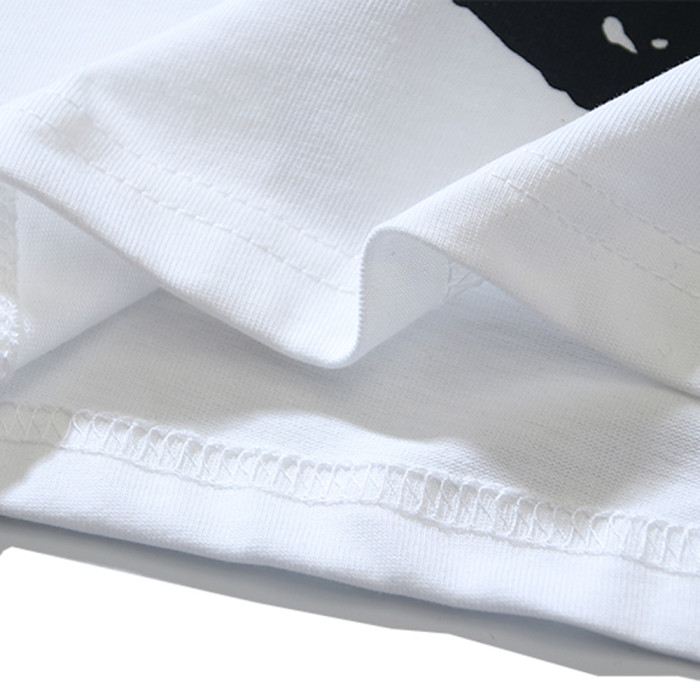 Summer Men Women Cotton T-shirt Short Sleeve T-shirt Pullover Tops Sweatshirt Unisex Tee Casual T-shirt