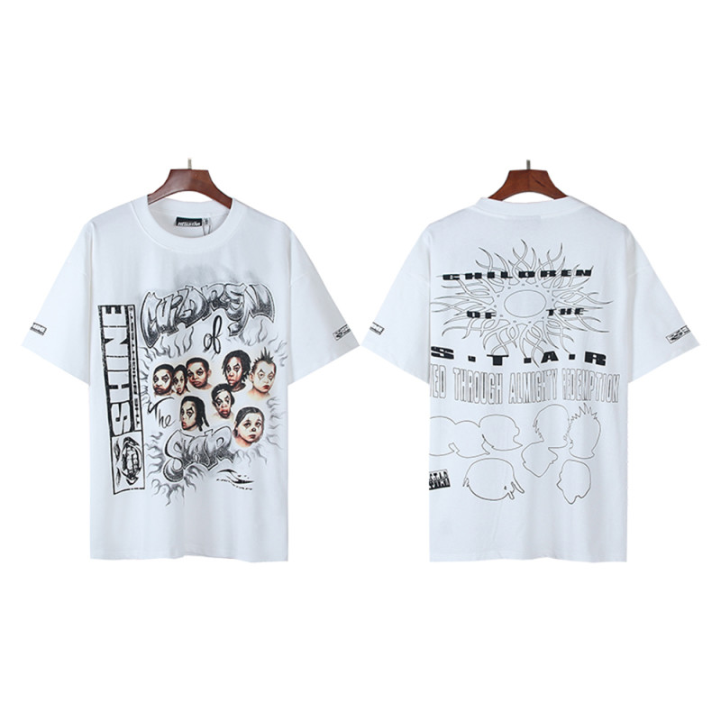 Summer Men Women Cotton T-shirt Short Sleeve T-shirt Pullover Tops Sweatshirt Unisex Tee Casual T-shirt