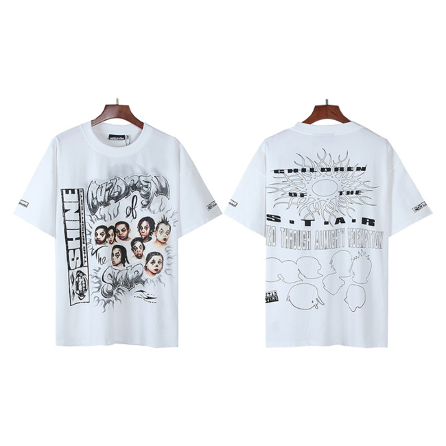 Summer Men Women Cotton T-shirt Short Sleeve T-shirt Pullover Tops Sweatshirt Unisex Tee Casual T-shirt