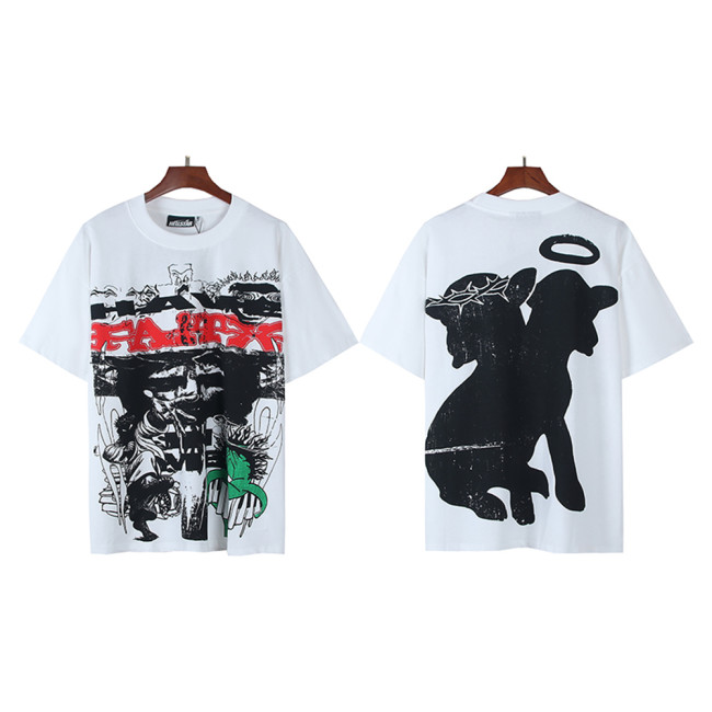 Summer Men Women Cotton T-shirt Short Sleeve T-shirt Pullover Tops Sweatshirt Unisex Tee Casual T-shirt