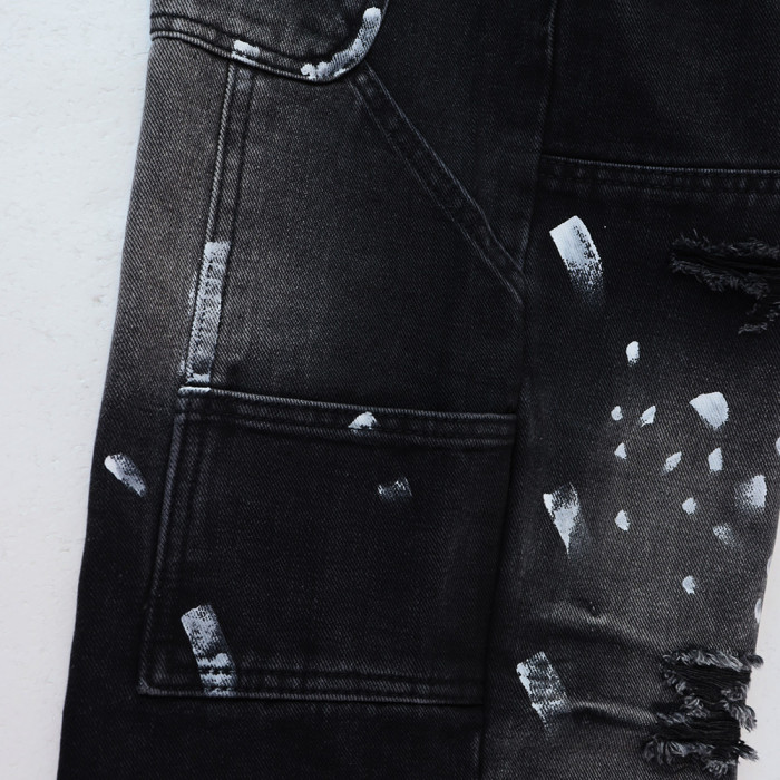 Men Women's Classic Jeans Trousers Suit Pant Bottoms Joggers Clothes Women Denim Stretch Pants Unisex