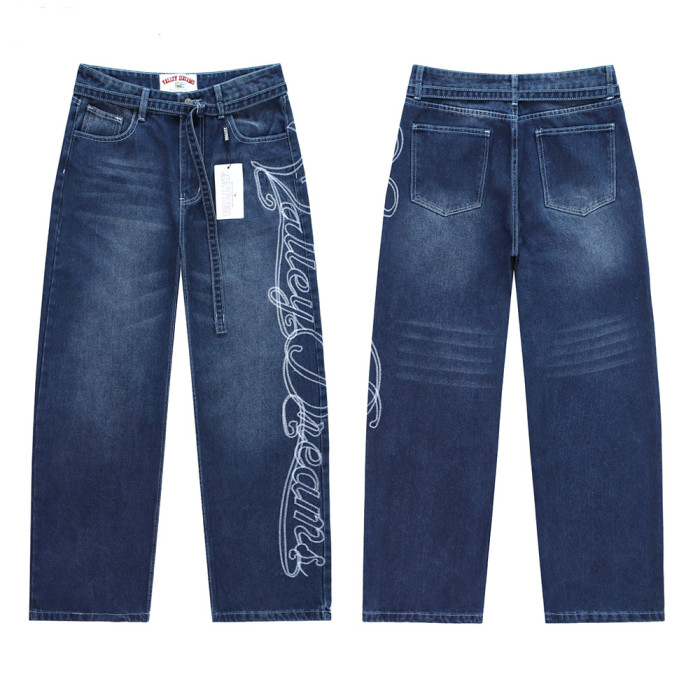 Men Women's Classic Jeans Trousers Suit Pant Bottoms Joggers Clothes Women Denim Stretch Pants Unisex