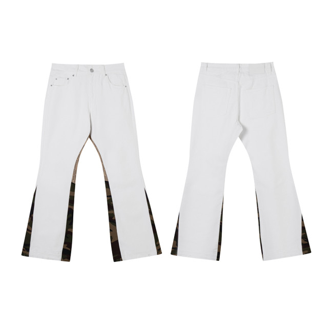 Men Classic Jeans Trousers Suit Pant Bottoms Joggers Clothes Women Denim Stretch Pants