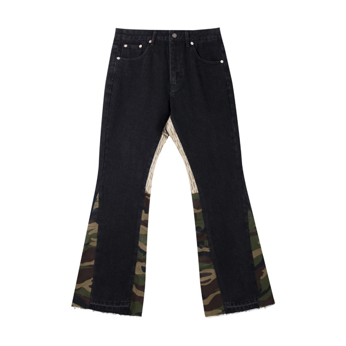 Men Classic Jeans Trousers Suit Pant Bottoms Joggers Clothes Women Denim Stretch Pants