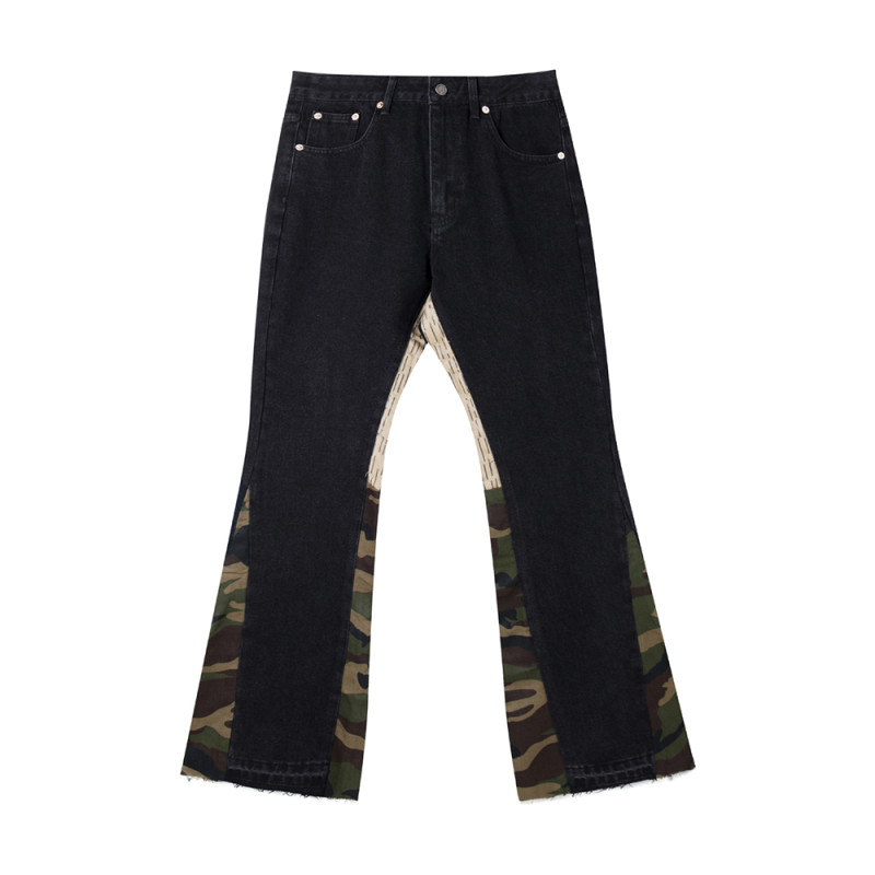 Men Classic Jeans Trousers Suit Pant Bottoms Joggers Clothes Women Denim Stretch Pants