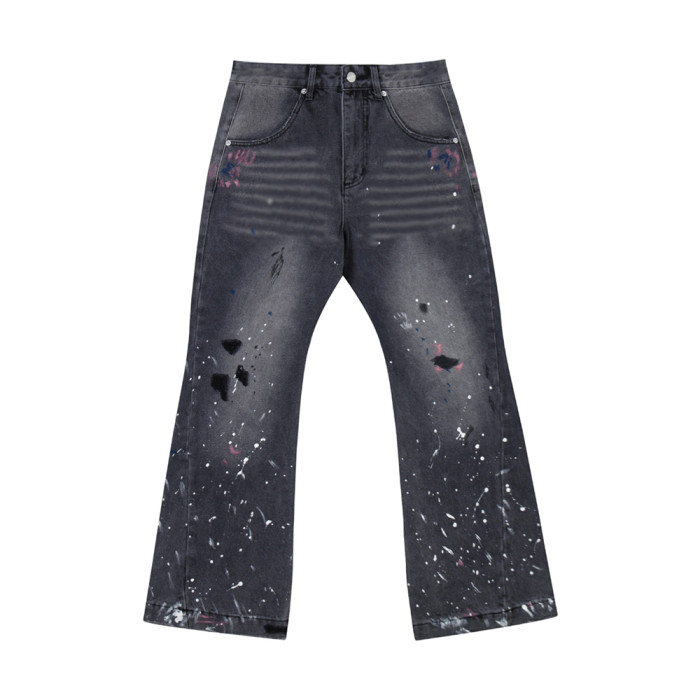 Men Classic Jeans Trousers Suit Pant Bottoms Joggers Clothes Women Denim Stretch Pants