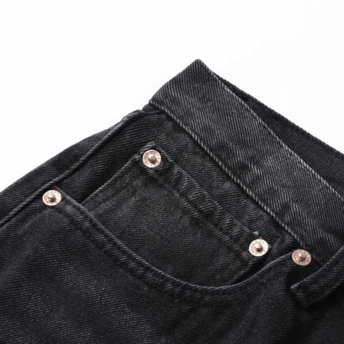 Men Classic Jeans Trousers Suit Pant Bottoms Joggers Clothes Women Denim Stretch Pants