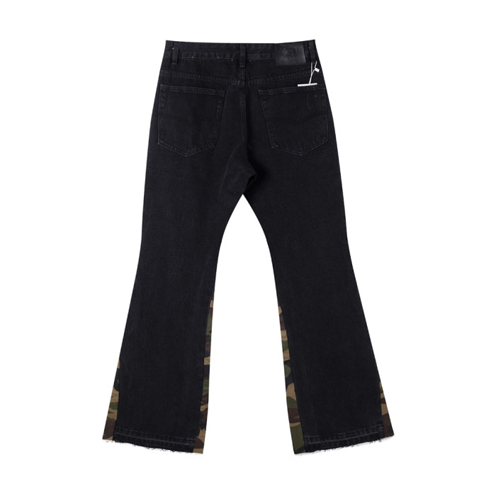 Men Classic Jeans Trousers Suit Pant Bottoms Joggers Clothes Women Denim Stretch Pants