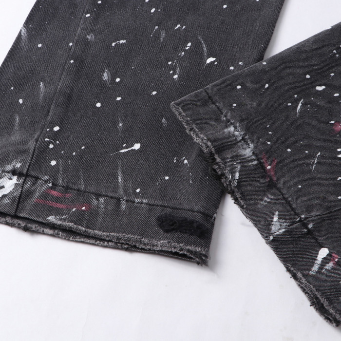 Men Classic Jeans Trousers Suit Pant Bottoms Joggers Clothes Women Denim Stretch Pants