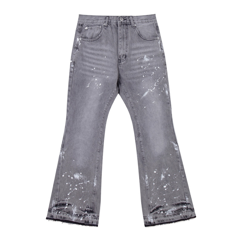 Men Classic Jeans Trousers Suit Pant Bottoms Joggers Clothes Women Denim Stretch Pants