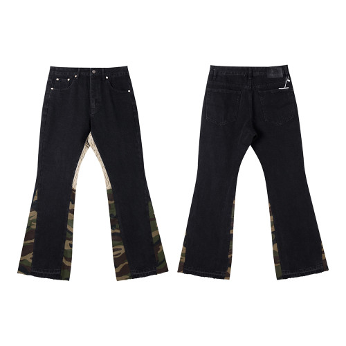 Men Classic Jeans Trousers Suit Pant Bottoms Joggers Clothes Women Denim Stretch Pants