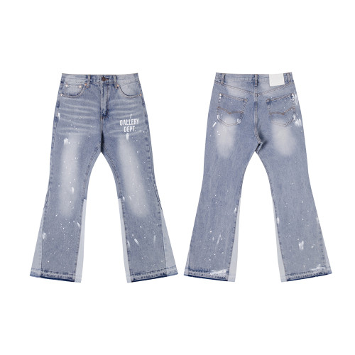 Men Classic Jeans Trousers Suit Pant Bottoms Joggers Clothes Women Denim Stretch Pants