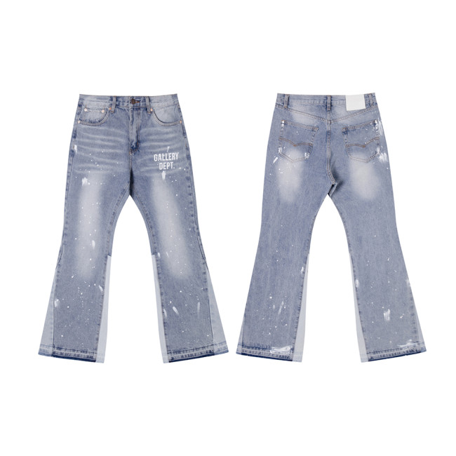 Men Classic Jeans Trousers Suit Pant Bottoms Joggers Clothes Women Denim Stretch Pants