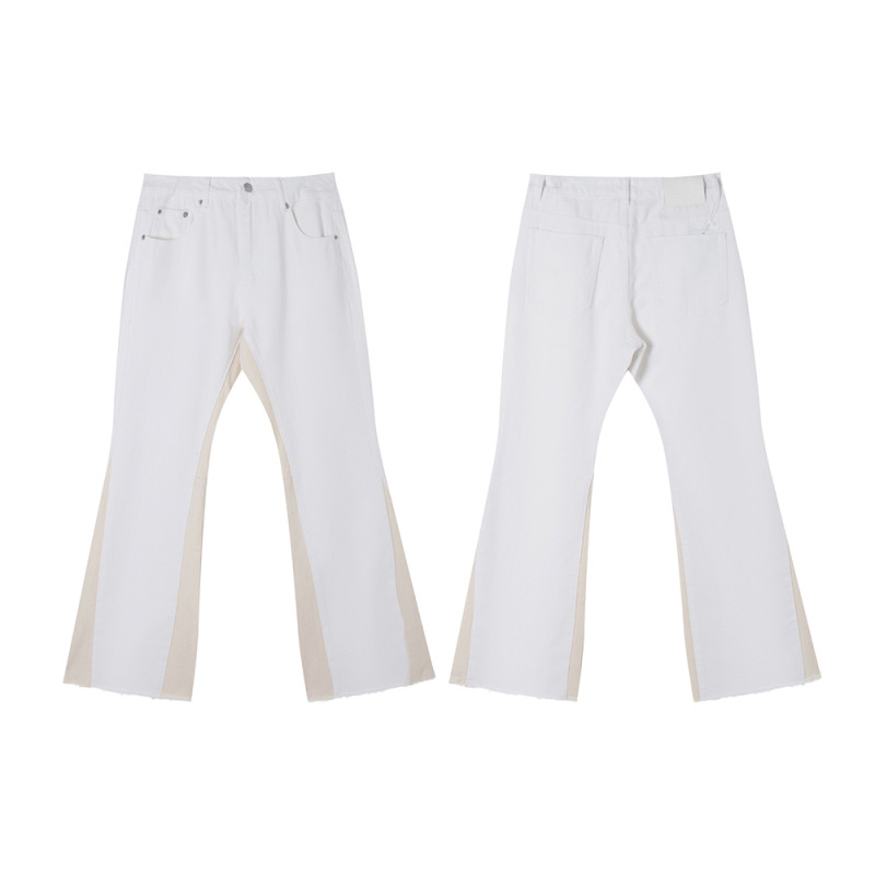 Men Classic Jeans Trousers Suit Pant Bottoms Joggers Clothes Women Denim Stretch Pants