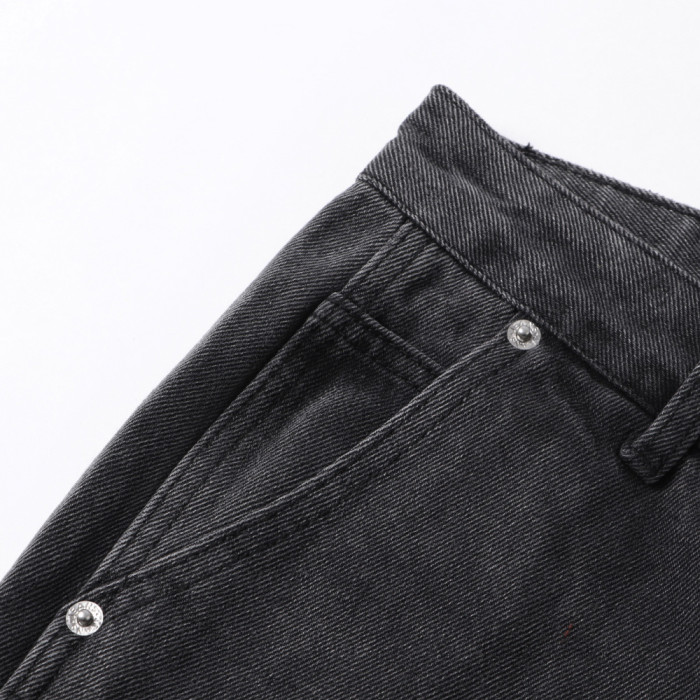 Men Classic Jeans Trousers Suit Pant Bottoms Joggers Clothes Women Denim Stretch Pants