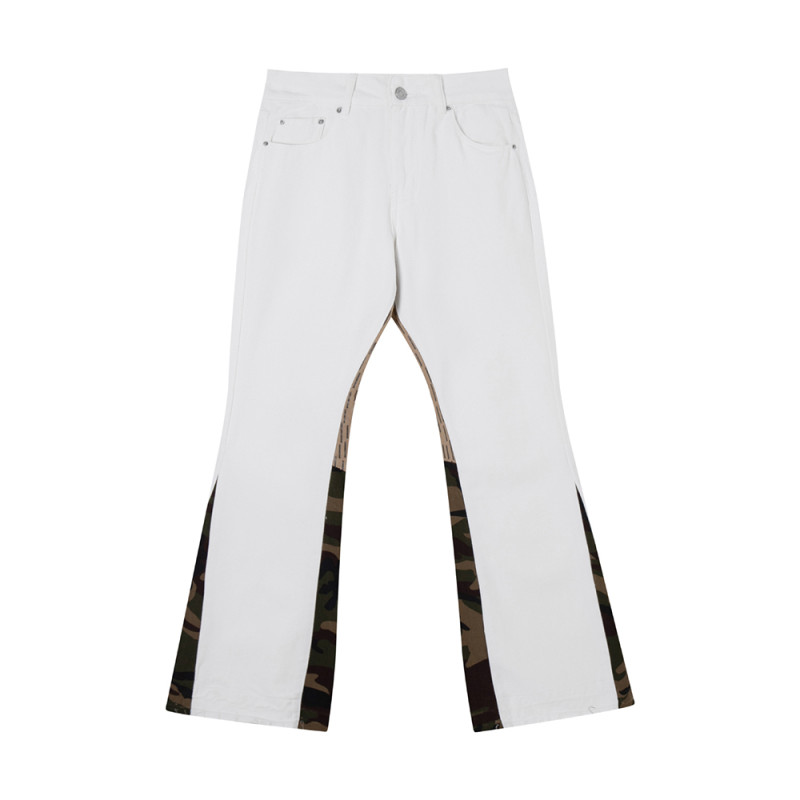 Men Classic Jeans Trousers Suit Pant Bottoms Joggers Clothes Women Denim Stretch Pants