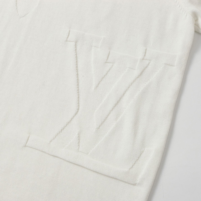 Men Women Knit T-shirt Short Sleeve T-shirt Pullover Tops Sweatshirt Unisex Tee Casual T-shirt
