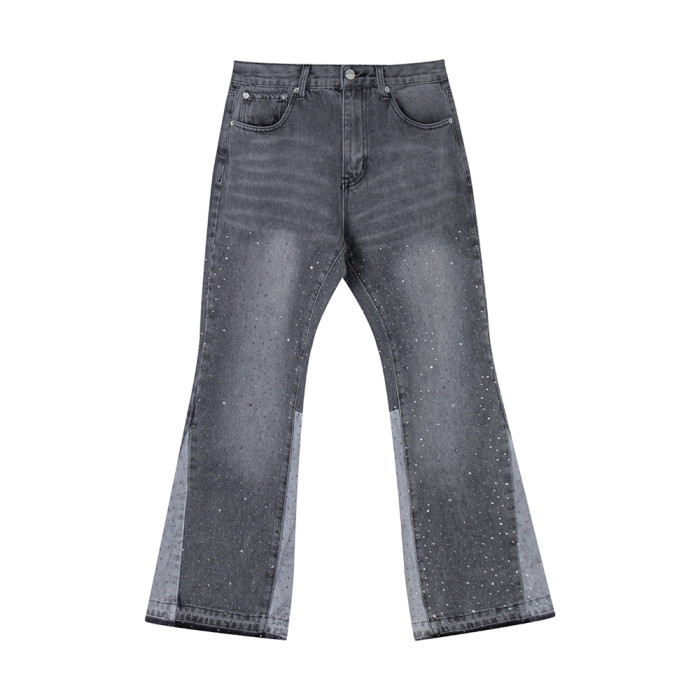 Men Classic Jeans Trousers Suit Pant Bottoms Joggers Clothes Women Denim Stretch Pants