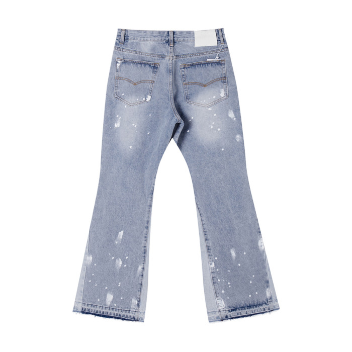 Men Classic Jeans Trousers Suit Pant Bottoms Joggers Clothes Women Denim Stretch Pants