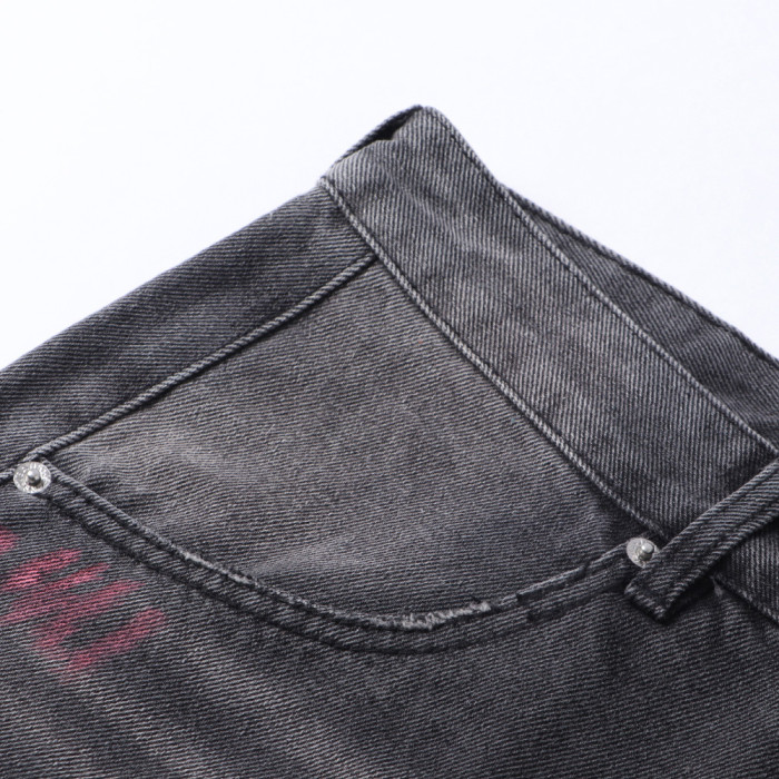 Men Classic Jeans Trousers Suit Pant Bottoms Joggers Clothes Women Denim Stretch Pants