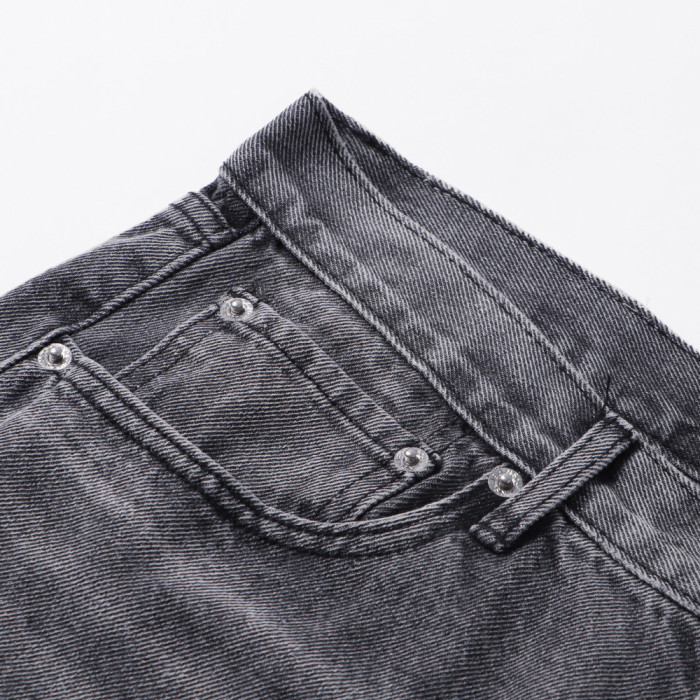 Men Classic Jeans Trousers Suit Pant Bottoms Joggers Clothes Women Denim Stretch Pants