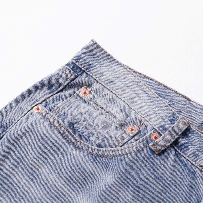 Men Classic Jeans Trousers Suit Pant Bottoms Joggers Clothes Women Denim Stretch Pants