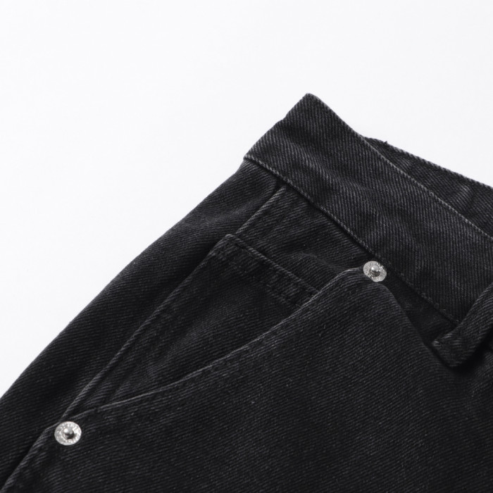 Men Classic Jeans Trousers Suit Pant Bottoms Joggers Clothes Women Denim Stretch Pants