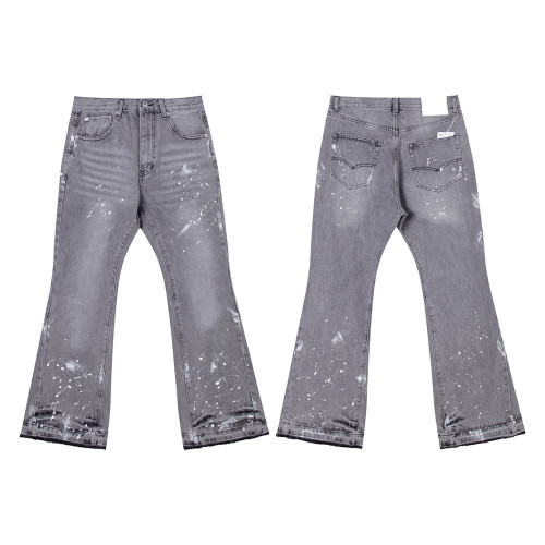Men Classic Jeans Trousers Suit Pant Bottoms Joggers Clothes Women Denim Stretch Pants