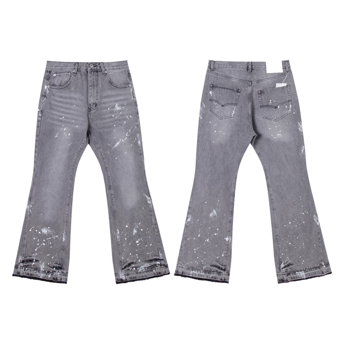 Men Classic Jeans Trousers Suit Pant Bottoms Joggers Clothes Women Denim Stretch Pants