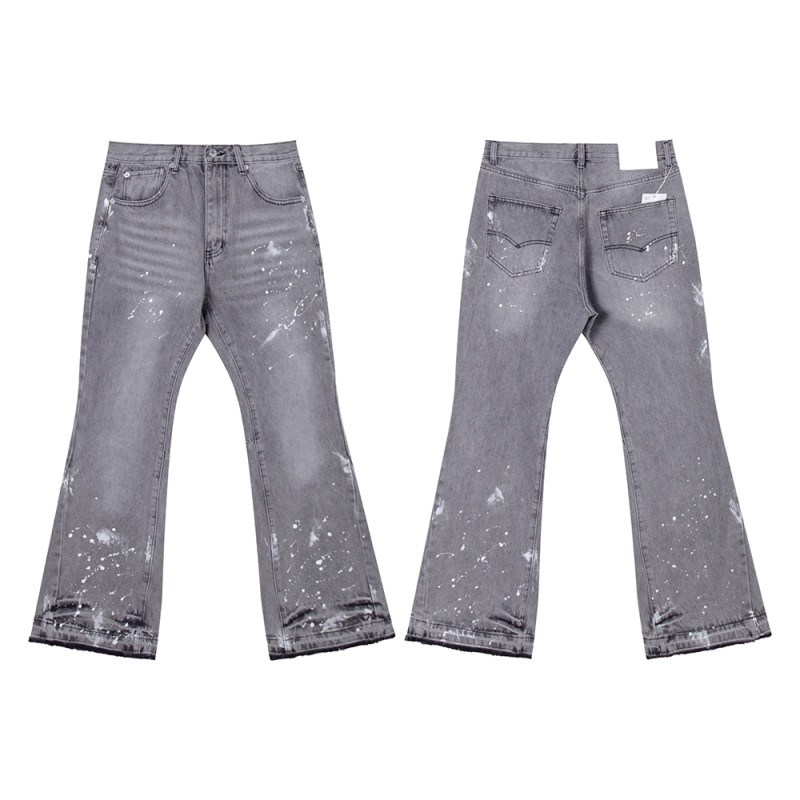 Men Classic Jeans Trousers Suit Pant Bottoms Joggers Clothes Women Denim Stretch Pants