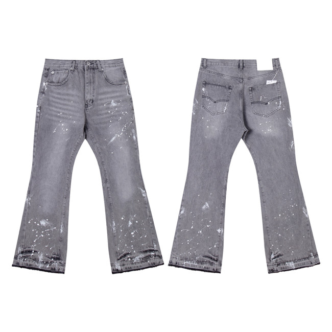 Men Classic Jeans Trousers Suit Pant Bottoms Joggers Clothes Women Denim Stretch Pants