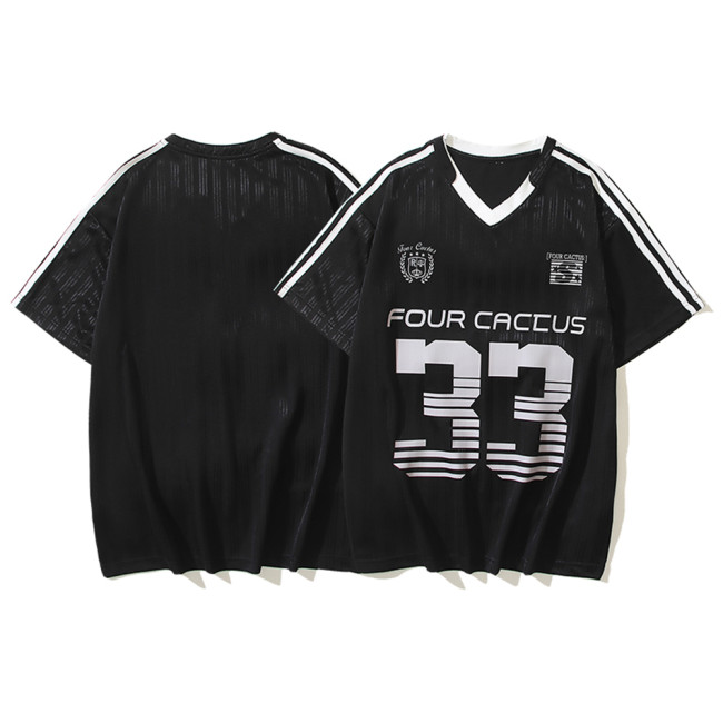 Men Crew neck Football Jersey Short Sleeve T-Shirts Cotton Shirts Tee Tops Shirt Women