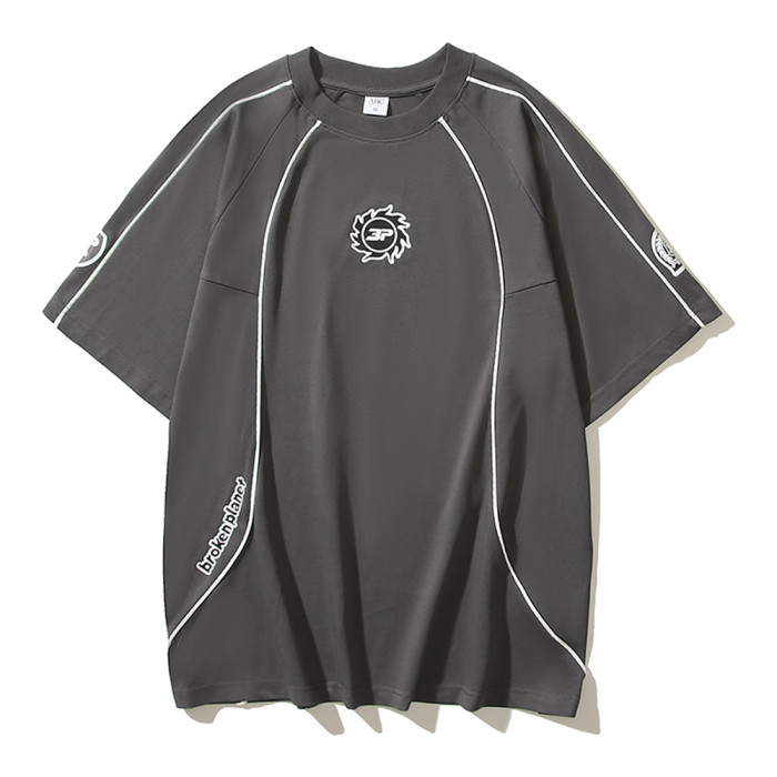 Men Crew neck Football Jersey Short Sleeve T-Shirts Cotton Shirts Tee Tops Shirt Women