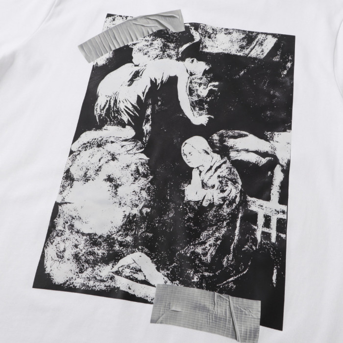 Summer Men Women T-shirt Short Sleeve T-shirt Pullover Tops Sweatshirt Unisex Tee Casual T-shirt